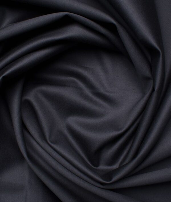 Charcoal Grey Unstitched Cotton Shalwar Kameez
